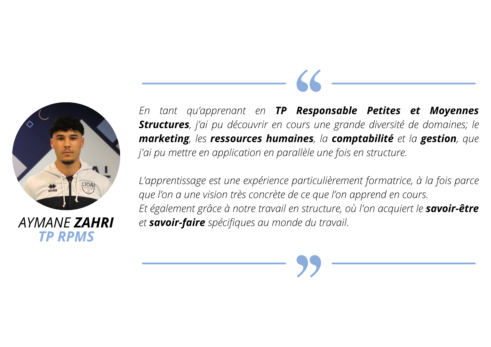 Témoignages apprenants (1)